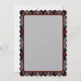 Cartes Pour Fêtes Annuelles Kaleidoscope Tartan Wavy de Pierce