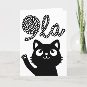 Cartes Pour Fêtes Annuelles Kamala Harris Président 2024 Comma La Cat et Yarn