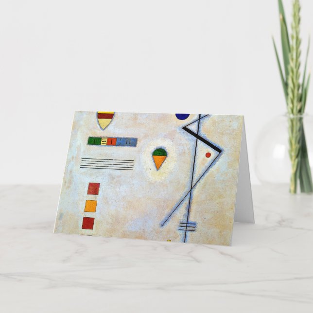 Cartes Pour Fêtes Annuelles Kandinsky - Von-Zu, célèbre oeuvre d'art abstrait  (Devant)