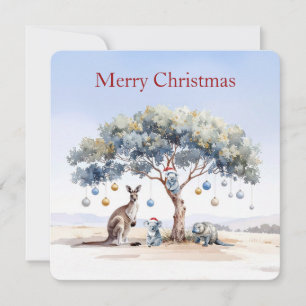 Cartes Pour Fêtes Annuelles Kangourous Koalas Ornithorynque Noël Gumtree Boule