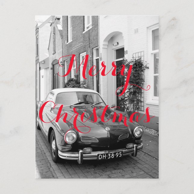 Cartes Pour Fêtes Annuelles Karmann Ghia Voiture de Collection (Devant)