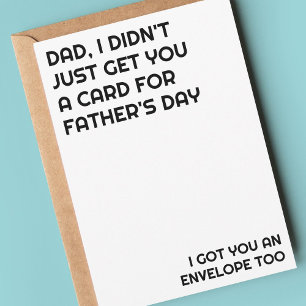Cartes Pour Fêtes Annuelles Kid Funny Dit Fête des pères papa Mois