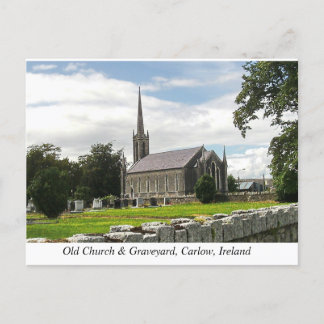 Cartes Pour Fêtes Annuelles Killeshin Church & Graveyard, près de Carlow, Irla
