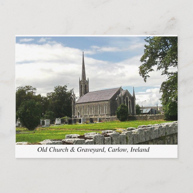 Cartes Pour Fêtes Annuelles Killeshin Church & Graveyard, près de Carlow, Irla (Devant)