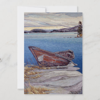 Cartes Pour Fêtes Annuelles "Kipawa Long Boat" de Charlie Rapsky