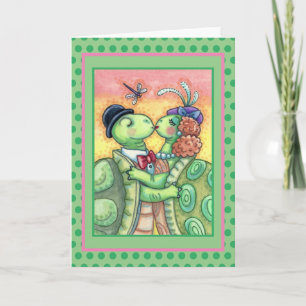 CARTES POUR FÊTES ANNUELLES KISSER DES PÂTISSERIES DE TORTLE, CUTE TARPON VALE
