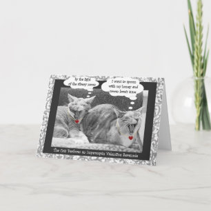 Cartes Pour Fêtes Annuelles kitty serenade contemporaine valentine