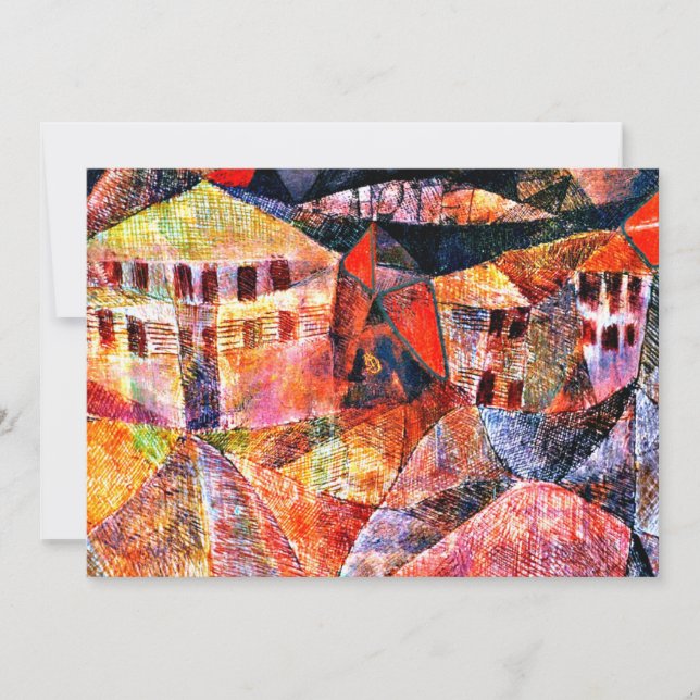 Cartes Pour Fêtes Annuelles Klee - L'hôtel (Devant)
