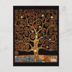 Cartes Pour Fêtes Annuelles Klimt, Sous l'arbre de vie, Art,
