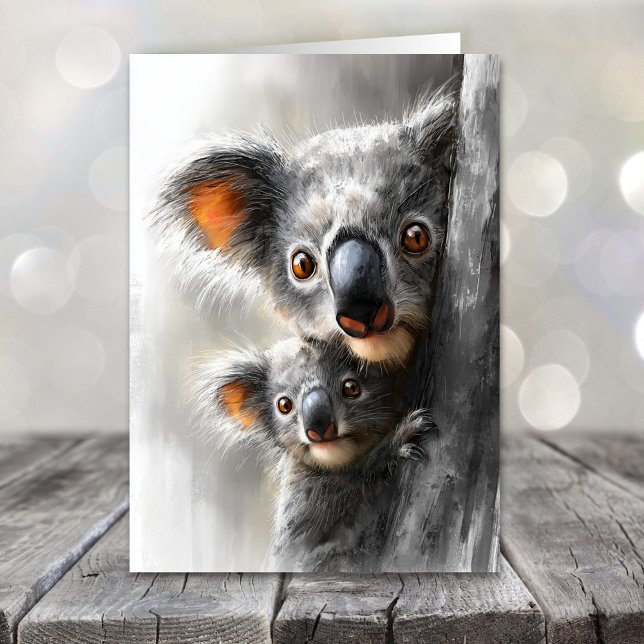 Cartes Pour Fêtes Annuelles Koala Mother's Day (Créateur téléchargé)