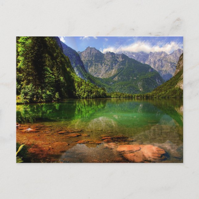 Cartes Pour Fêtes Annuelles Konigssee Bavière Berchtesgaden (Devant)