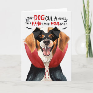 Cartes Pour Fêtes Annuelles Kooikerhondje Chien Drôle Comte Drôle DOGcula Hall