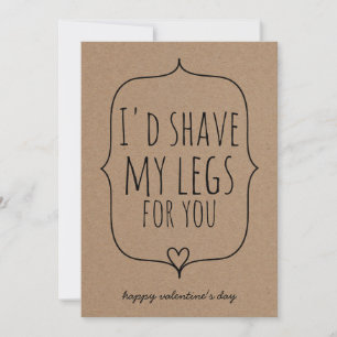 Cartes Pour Fêtes Annuelles Kraft Papier mignon Coeur drôle Valentines Jour