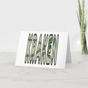 Cartes Pour Fêtes Annuelles Kraken