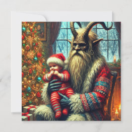 Cartes Pour Fêtes Annuelles Krampus de Noël
