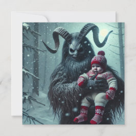 Cartes Pour Fêtes Annuelles Krampus de Noël