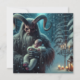 Cartes Pour Fêtes Annuelles Krampus de Noël