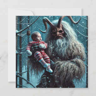 Cartes Pour Fêtes Annuelles Krampus de Noël