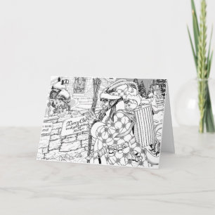 Cartes Pour Fêtes Annuelles Krampus vient