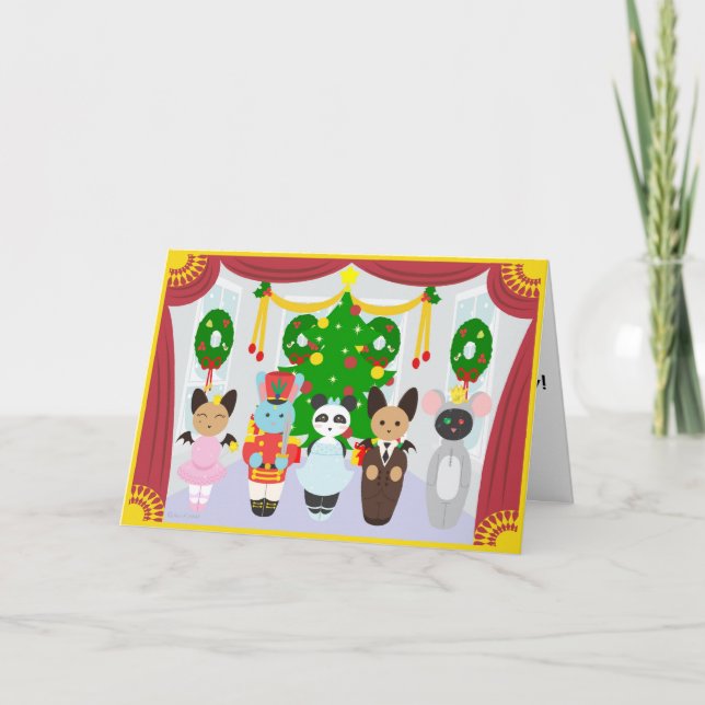 Cartes Pour Fêtes Annuelles Kuddle Krew Nutcracker Suite (Devant)