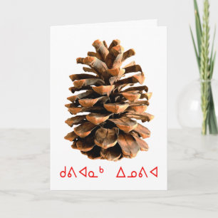 Cartes Pour Fêtes Annuelles Kuvianak Innovia - Cône de pin de Jérusalem