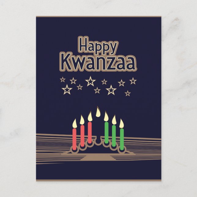 Cartes Pour Fêtes Annuelles Kwanzaa (Devant)