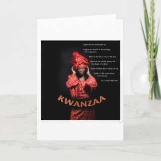 Cartes Pour Fêtes Annuelles Kwanzaa heureux 321