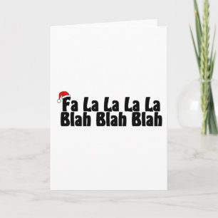 Cartes Pour Fêtes Annuelles La Blah de La de La de La de fa - fade