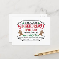 La boulangerie Mme Claus Gingerbread