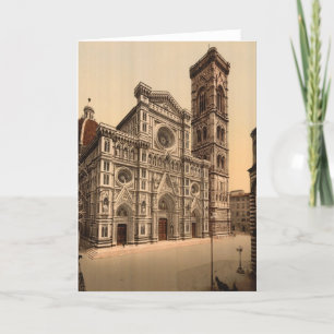 Cartes Pour Fêtes Annuelles La cathédrale et le campanile, Florence