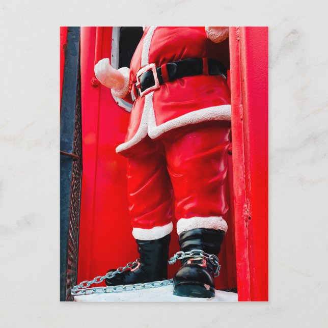 Cartes Pour Fêtes Annuelles La clause du Père Noël en difficulté ? (Devant)