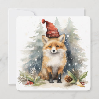 Cartes Pour Fêtes Annuelles La collection Woodlawn : Le renard de Noël