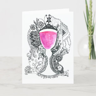 Cartes Pour Fêtes Annuelles La Coupe d'Elijah de Pessah