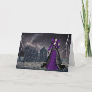 Cartes Pour Fêtes Annuelles La dame du manoir Halloween