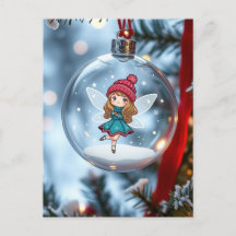 La fée dans l'arbre de Noël