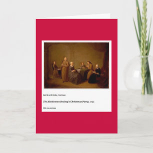CARTES POUR FÊTES ANNUELLES LA FÊTE DE NOËL DE LA SOCIÉTÉ D'ABSTINENCE C