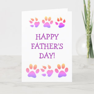 Cartes Pour Fêtes Annuelles La fête des pères Dog Papa
