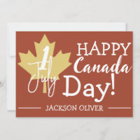 La Feuille d'érable du Canada, Joyeuse fête du Can