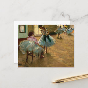 Cartes Pour Fêtes Annuelles La leçon de danse d'Edgar Degas