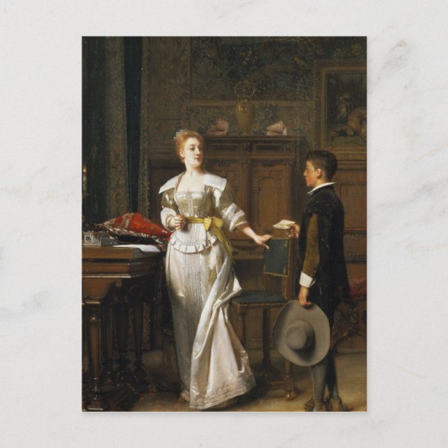 Cartes Pour Fêtes Annuelles La lettre de Valentine (Devant)