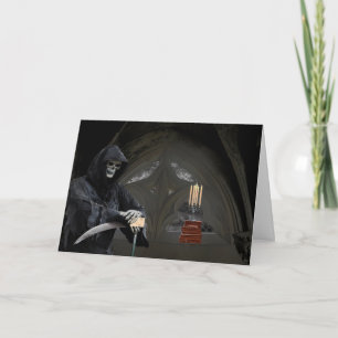 Cartes Pour Fêtes Annuelles La lettre d'Halloween de la Mort