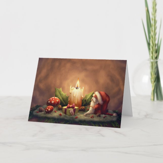 Cartes Pour Fêtes Annuelles La Light a Candle (Devant)