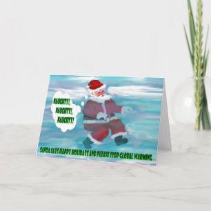 Cartes Pour Fêtes Annuelles La liste d'objectifs de Père Noël