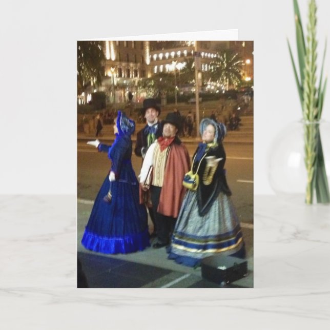 CARTES POUR FÊTES ANNUELLES LA MAGIC DE CHRISTMAS (Devant)