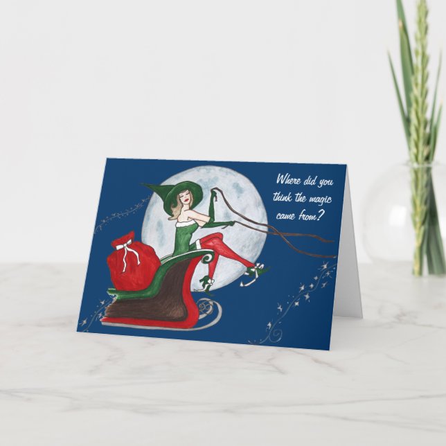Cartes Pour Fêtes Annuelles La magie de Noël (Devant)