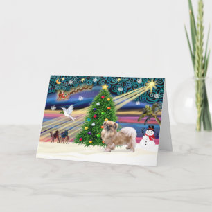 Cartes Pour Fêtes Annuelles La magie de Noël-Espagnol tibétain