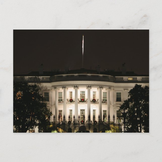 Cartes Pour Fêtes Annuelles La Maison Blanche célèbre Noël (Devant)