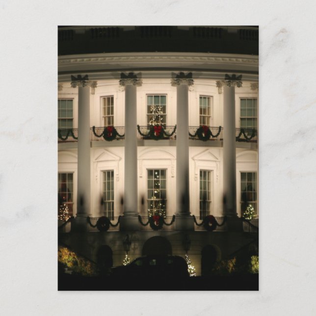 Cartes Pour Fêtes Annuelles La Maison Blanche célèbre Noël (Devant)