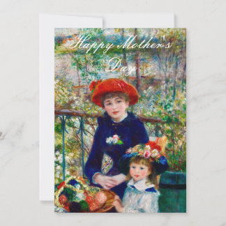 Cartes Pour Fêtes Annuelles La mère et l’enfant de Renoir
