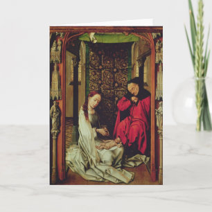 Cartes Pour Fêtes Annuelles La Nativité, aile gauche d'un triptyque, c.1496
